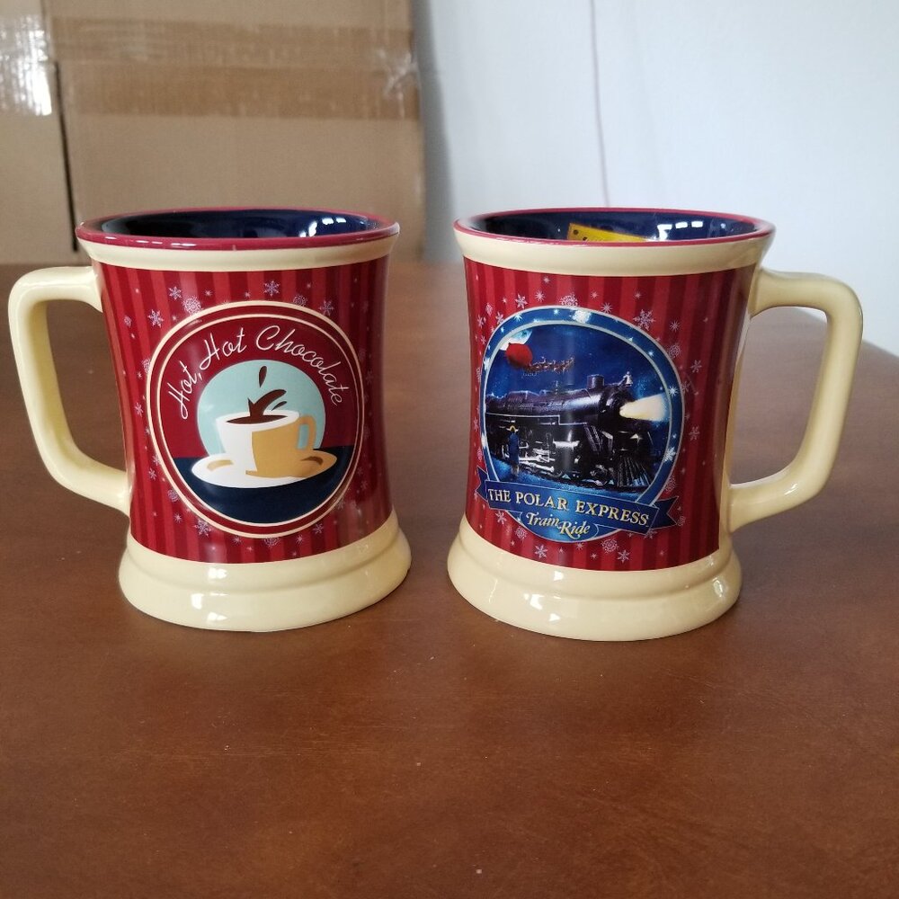 The Polar Express Hot Chocolate Mugs - Set of 2